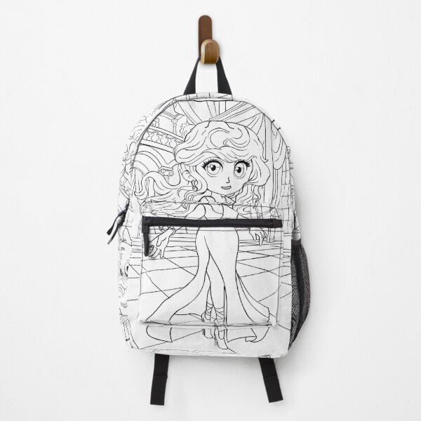 Item preview, Princess Kawaii Girl Coloring Page Pattern designed and sold by DavidColoring.