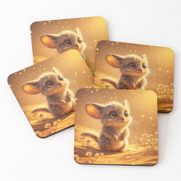 Item preview, Cute Jerboa in Desert, Ai Generated Art  designed and sold by ACC .
