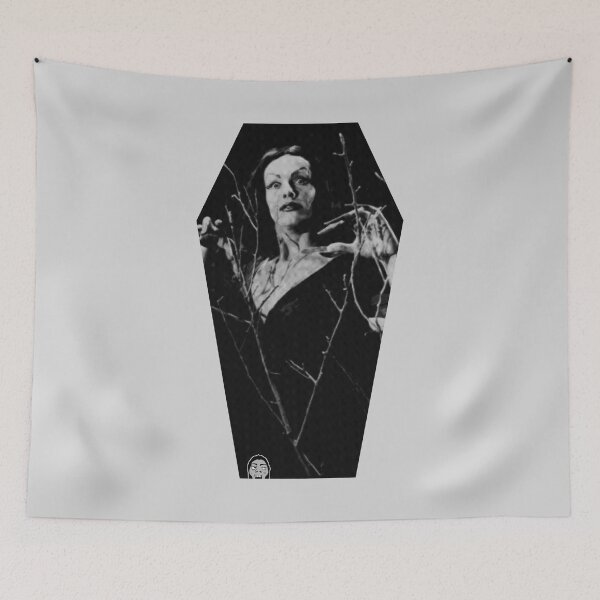 Item preview, Vampira - Halftone Coffin designed and sold by Deadmundo.