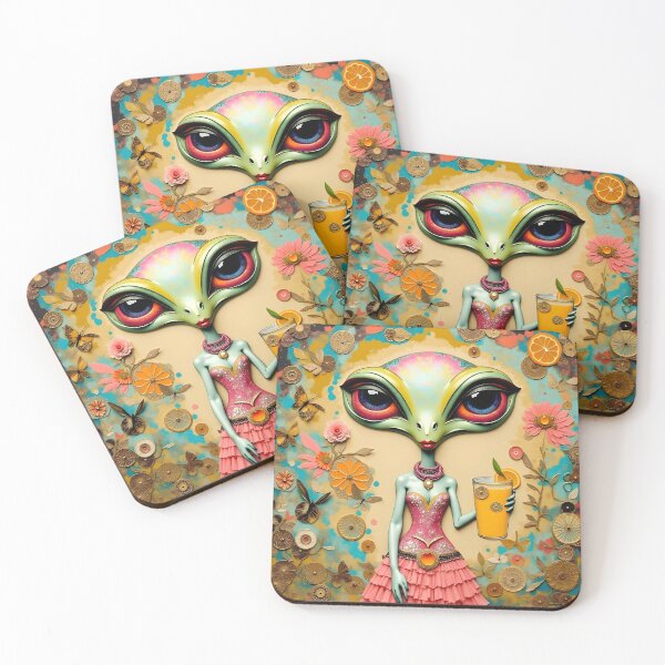 Item preview, Alien with an Orange Juice designed and sold by Angelandspot.