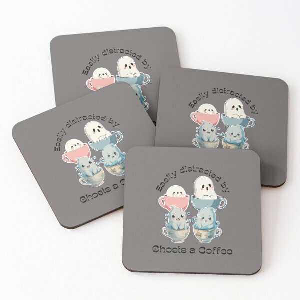 Item preview, Easily distracted by Ghosts a Coffee designed and sold by Gadget80.