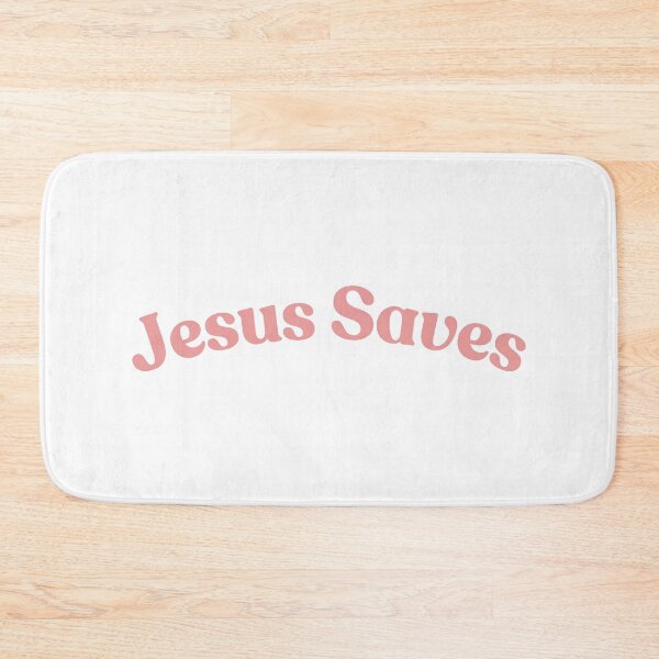 Item preview, Cute Girly Jesus Saves Logo designed and sold by daughterinchrist93.