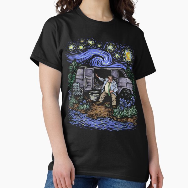 Vista previa del artículo con la obra «Vivo en un cuadro de Van Gogh junto al río (versión sin texto)», diseñado y vendido por kg07.