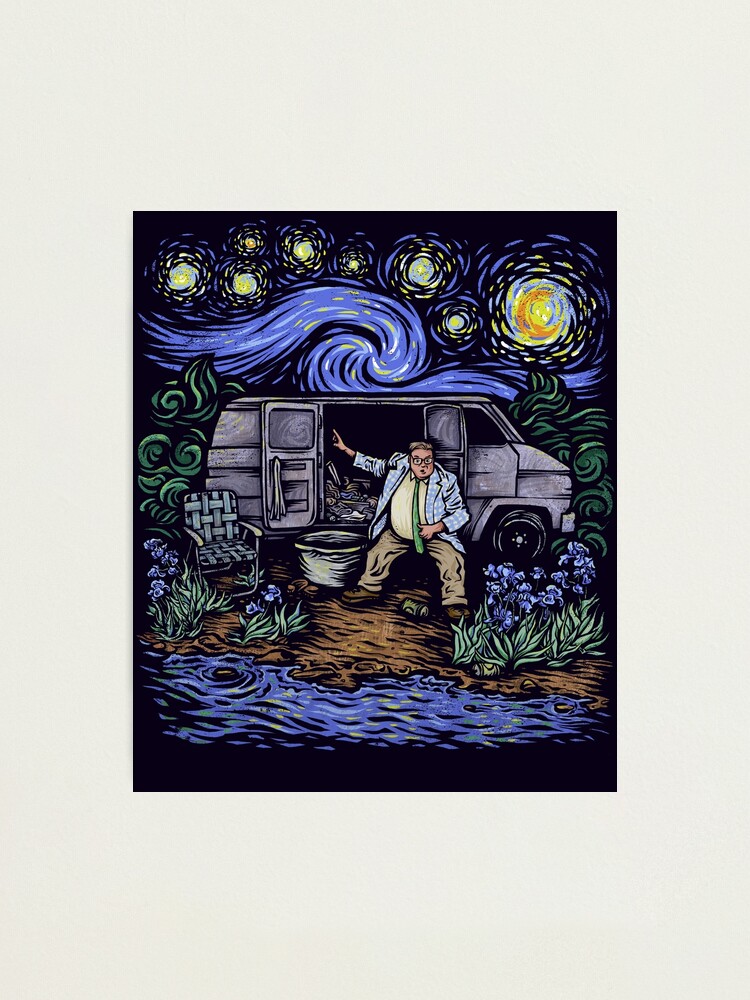 I Live in a Van Gogh Down By The River- no text version Photographic Print