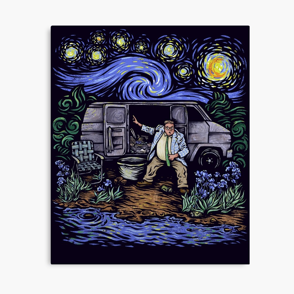 I Live in a Van Gogh Down By The River- no text version Photographic Print