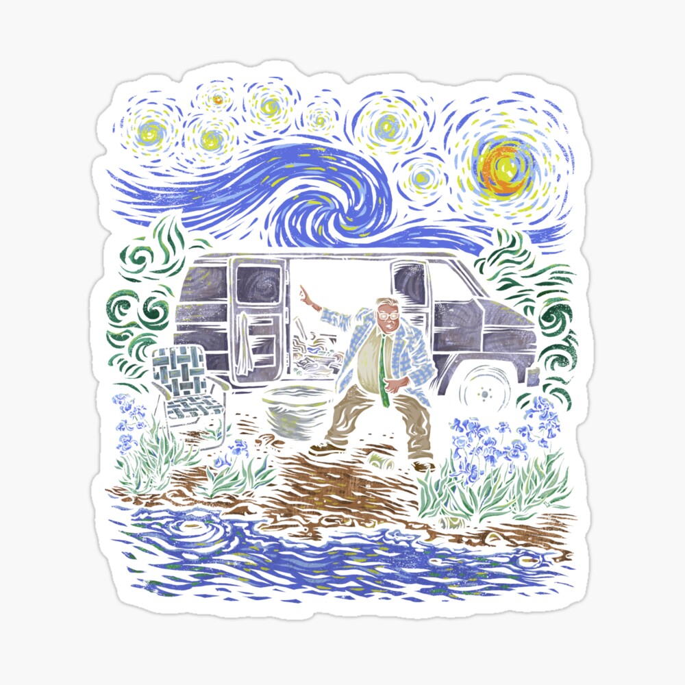 I Live in a Van Gogh Down By The River- no text version Photographic Print