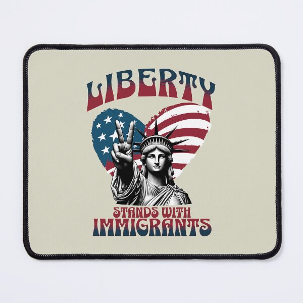 Item preview, Support immigrants - Liberty stands with Immigrants designed and sold by Tee-Craftify.