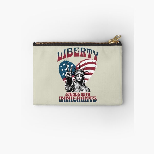 Item preview, Support immigrants - Liberty stands with Immigrants designed and sold by Tee-Craftify.