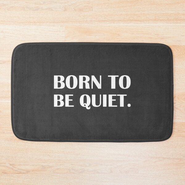 Item preview, Born to Be Quiet. / Introvert Joke Funny T-Shirt Label designed and sold by introvertvibes.