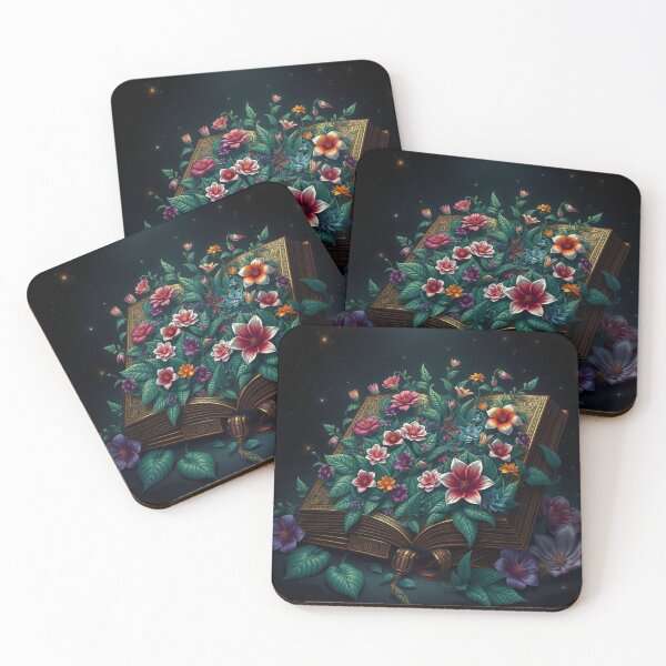 Item preview, Flowers growing from a book designed and sold by Ink And Inspire.
