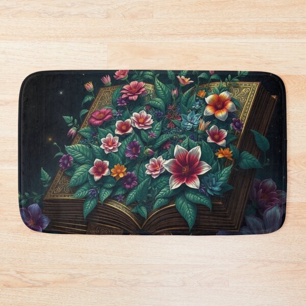 Item preview, Flowers growing from a book designed and sold by Ink And Inspire.