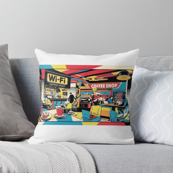 Item preview, Coffee Shop with Wi-Fi Nearby designed and sold by Laugh & Rewind .