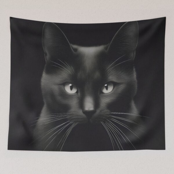 Item preview, Lucky Black Cat design. designed and sold by Shoot-The-Moon.