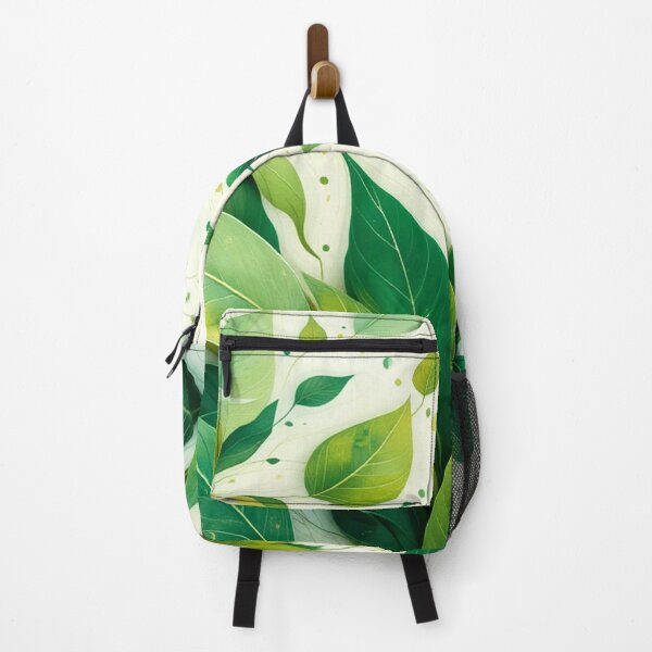 Item preview, Verdant Whispers: Abstract Leaves in Emerald designed and sold by semenol.