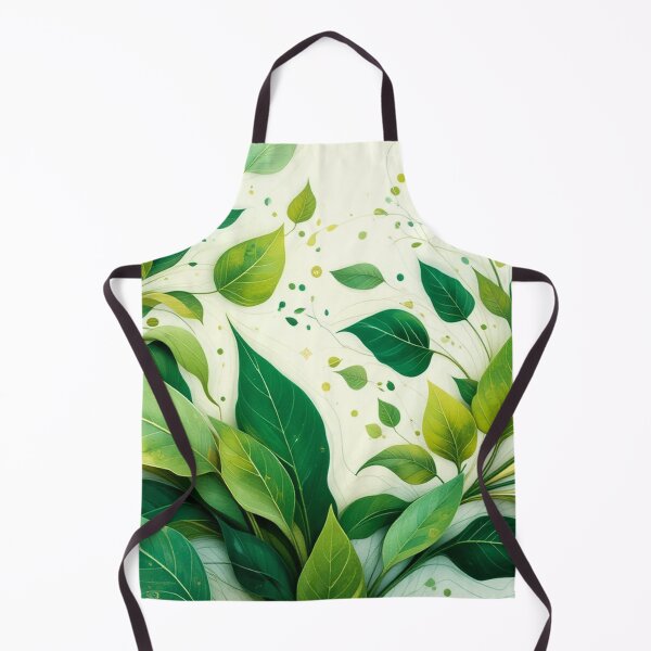 Item preview, Verdant Whispers: Abstract Leaves in Emerald designed and sold by semenol.