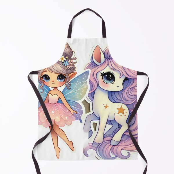 Item preview, Cute Fairy with Cute Unicorn designed and sold by deepakg86.
