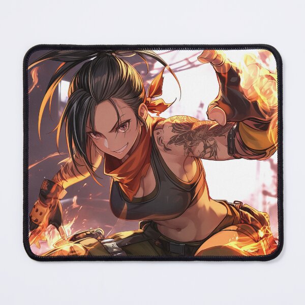 Item preview, Anime fighter of fire designed and sold by TheArtistOf2022.
