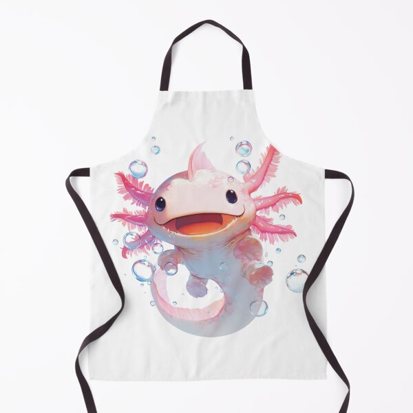 Item preview, Cute happy axolotl with bubbles designed and sold by SMARTKIT  DESIGNAGENCY.