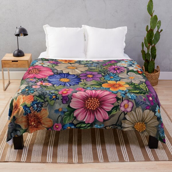 Item preview, FLOWERS in Boho Style - contemporary art (no. 11) designed and sold by Animals, Nature & Landscapes.