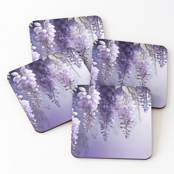 Item preview, Wisteria Dream: Cascading Lavender Florals designed and sold by semenol.