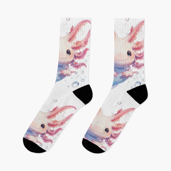 Item preview, Cute happy axolotl with bubbles designed and sold by SMARTKIT  DESIGNAGENCY.