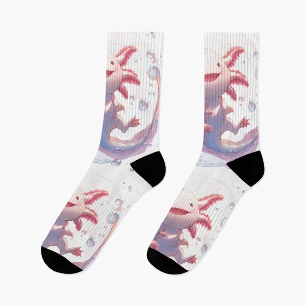 Item preview, Cute happy axolotl with bubbles designed and sold by SMARTKIT  DESIGNAGENCY.