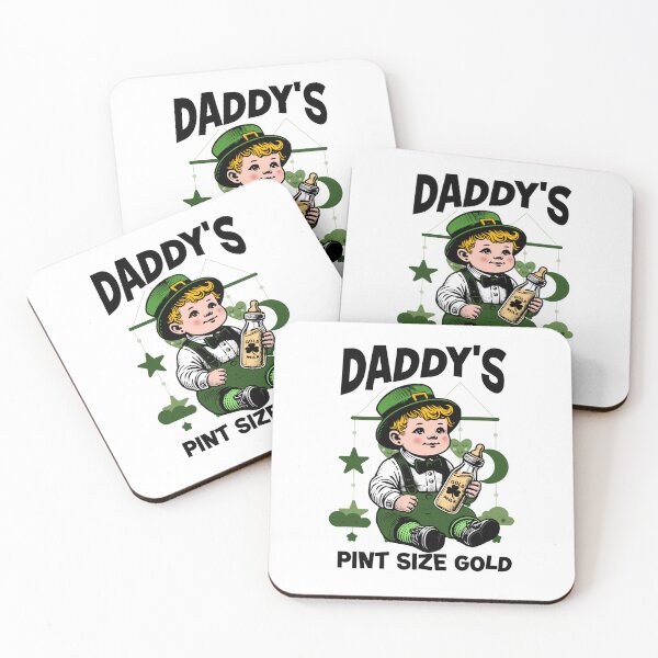 Item preview, Baby leprechaun daddy’s pint size gold designed and sold by Graffik-Peeps.