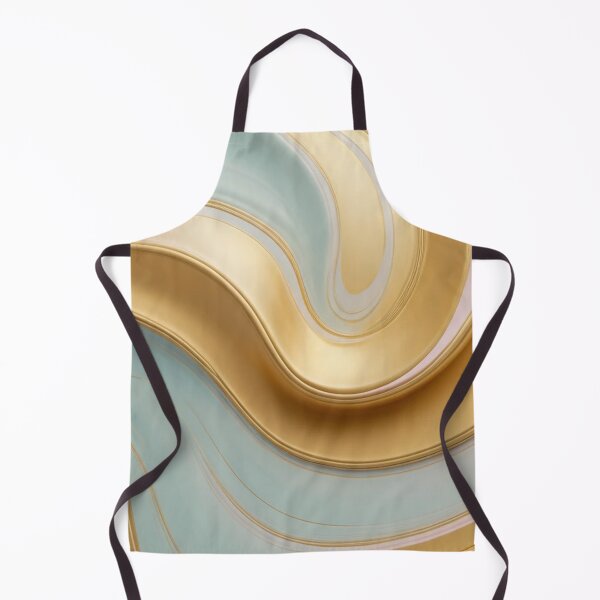 Item preview, Liquid Gold: Flowing Golden Streams with Pastel Highlights designed and sold by semenol.