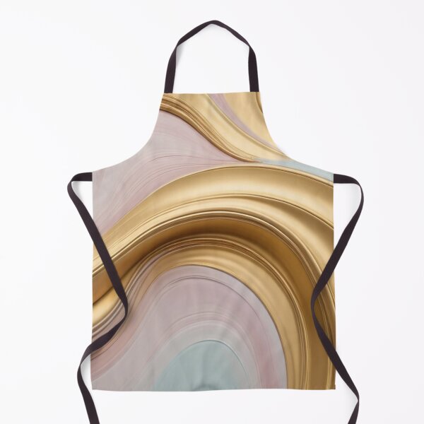 Item preview, Liquid Gold: Flowing Golden Streams with Pastel Highlights designed and sold by semenol.
