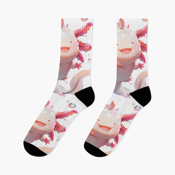 Item preview, Cute happy axolotl with bubbles designed and sold by SMARTKIT  DESIGNAGENCY.