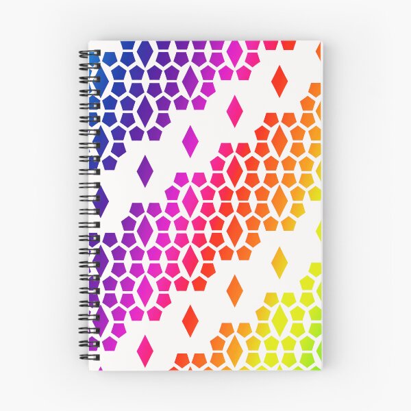 Item preview, Bright Rainbow Honeycomb and Diamond Pattern designed and sold by amgraphics.