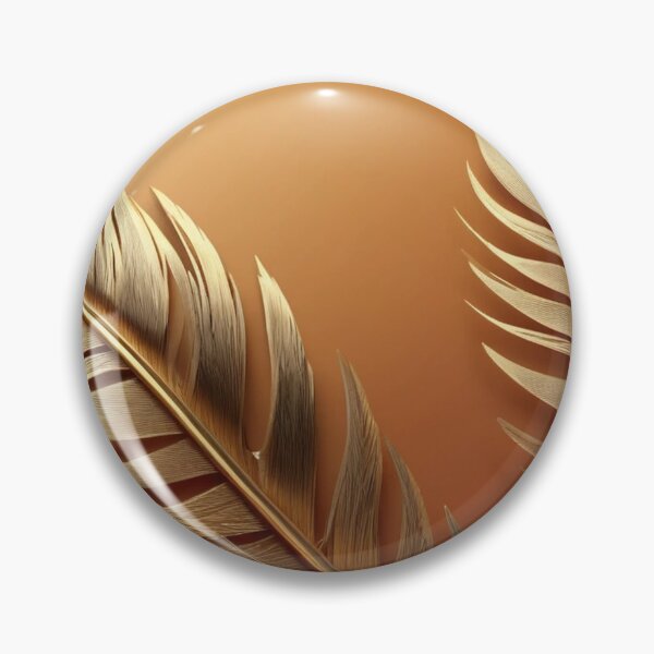 Item preview, Golden Feathers: Metallic Elegance on Sunset Gradient designed and sold by semenol.