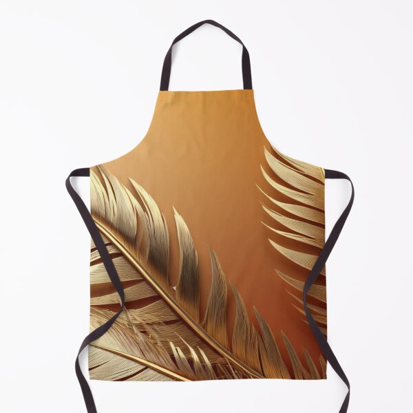 Item preview, Golden Feathers: Metallic Elegance on Sunset Gradient designed and sold by semenol.