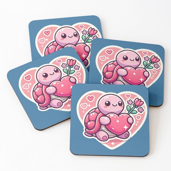 Item preview, Pink Turtle Valentines Day designed and sold by ArtistEmbrace.