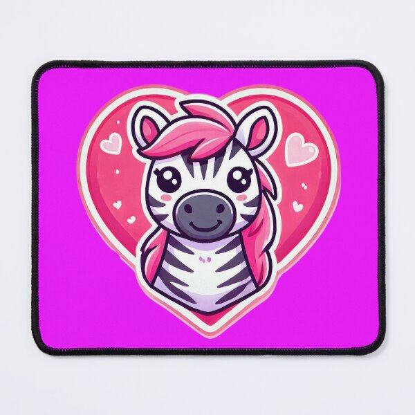 Item preview, Pink Zebra Valentines Day designed and sold by ArtistEmbrace.