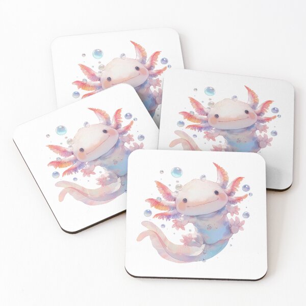 Item preview, Cute happy axolotl  designed and sold by SMARTKIT  DESIGNAGENCY.