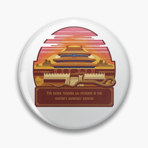 Item preview, "The Snake's Wisdom: Patience is the Ultimate Weapon" designed and sold by bannzy.
