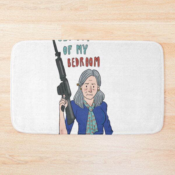 Item preview, Catherine Standish Get Out of my Bedroom Illustration / Sticker designed and sold by ShopInSlough.