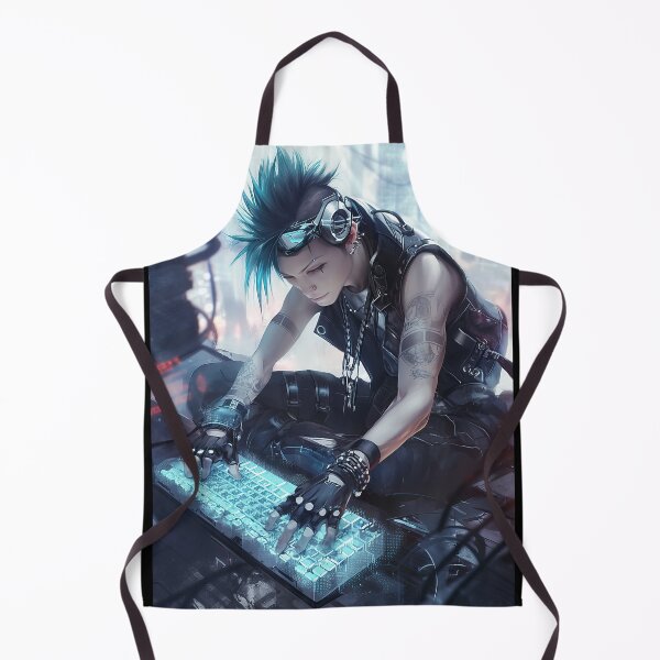 Item preview, Anime cyberpunk programming on the computer designed and sold by TheArtistOf2022.