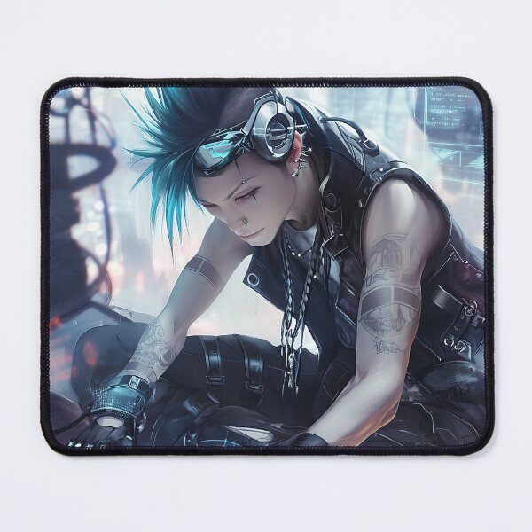 Item preview, Anime cyberpunk programming on the computer designed and sold by TheArtistOf2022.