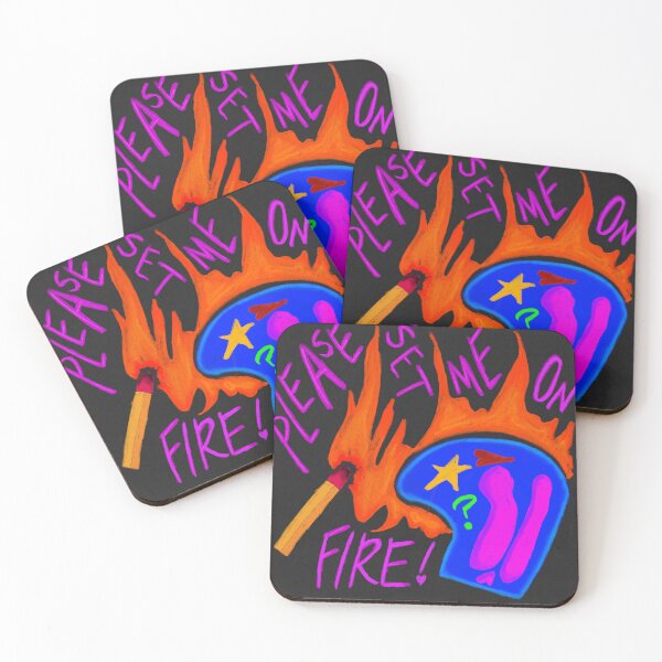 Item preview, please! set me on fire  designed and sold by boundtotheburn.