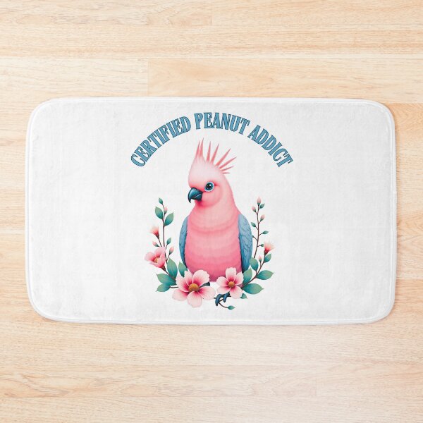 Item preview, Certified Peanut Addict:  Funny Galah Bird Art For Cockatoo Lovers designed and sold by elynne9.