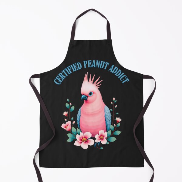 Item preview, Certified Peanut Addict: Funny Galah Bird Art For Cockatoo Lovers designed and sold by elynne9.