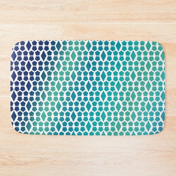 Item preview, Ocean Blue Honeycomb and Diamond Pattern designed and sold by amgraphics.