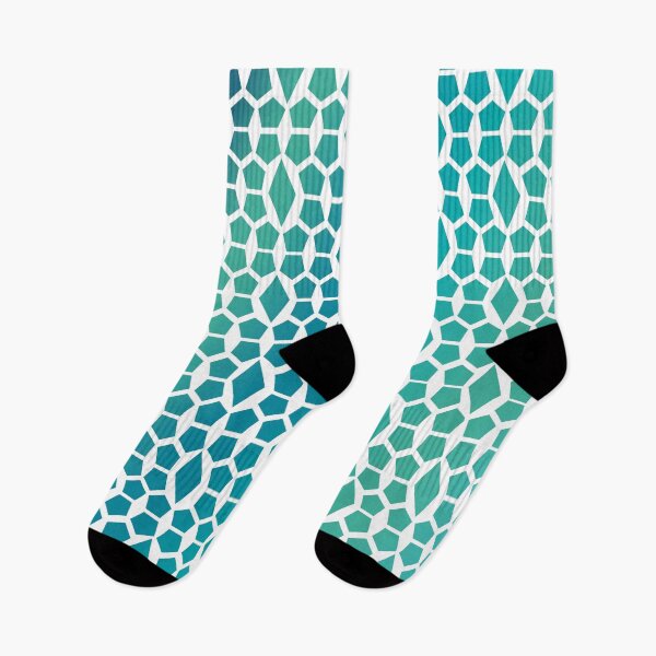 Item preview, Ocean Blue Honeycomb and Diamond Pattern designed and sold by amgraphics.
