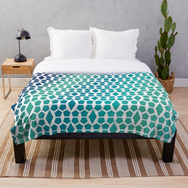 Item preview, Ocean Blue Honeycomb and Diamond Pattern designed and sold by amgraphics.