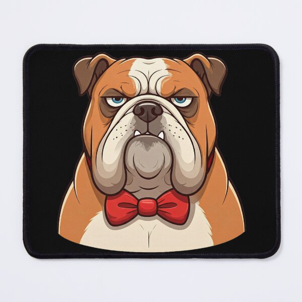 Item preview, Sarcastic dog with a bow tie designed and sold by Tw1nsAIArt.