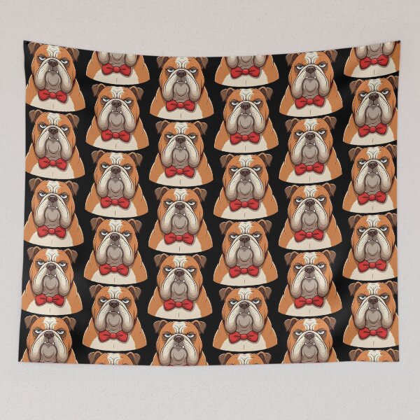 Item preview, Sarcastic dog with a bow tie designed and sold by Tw1nsAIArt.