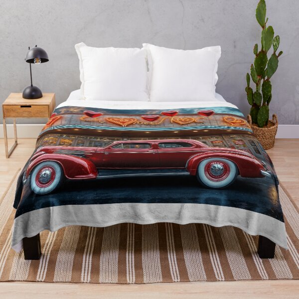 Item preview, Vintage Red Sedan Valentine designed and sold by LORBERPHOTO.