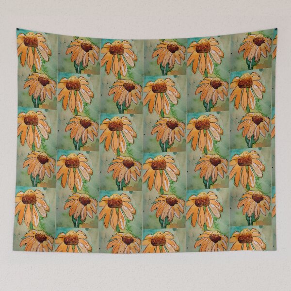 Item preview, Late Summer Coneflowers designed and sold by WayJoArt.